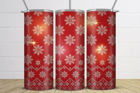 Download Nordic Snowflake Christmas Tumbler Wrap - Premium Resources